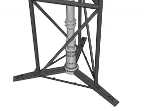 Sci fi antenna 14 3D Model