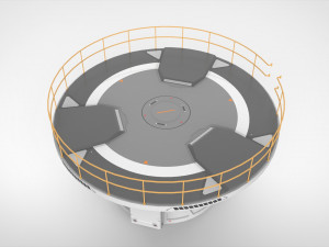Sci-fi architecture kitbash 34 3D मॉडल