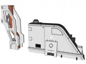 Sci-fi architecture kitbash 34 3D मॉडल