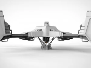 科幻天线 3D 模型