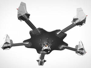 Sci-fi antenna Modelo 3D