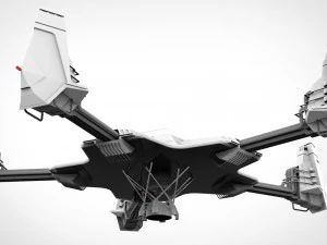 科幻天线 3D 模型