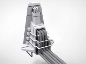 科幻天线 3D 模型