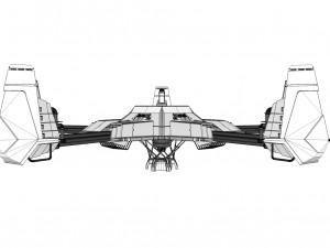Sci-fi antenna Modelo 3D