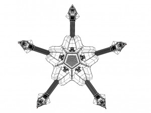 Sci-fi antenna Modelo 3D