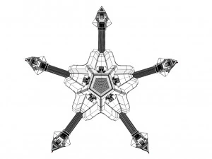 科幻天线 3D 模型