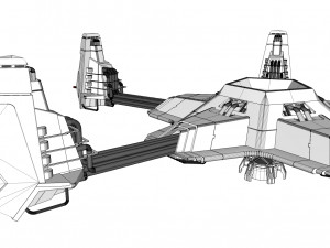 Sci-fi antenna Modelo 3D