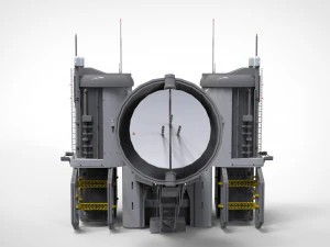 Sci-fi radar 3D Model