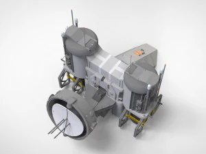 Sci-fi radar 3D Model