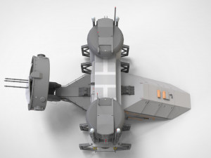 Sci-fi radar 3D मॉडल