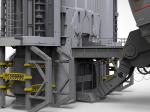 Sci-fi radar 3D मॉडल