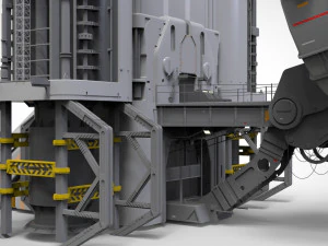 Sci-fi radar 3D Model