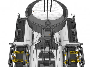 Sci-fi radar 3D Model