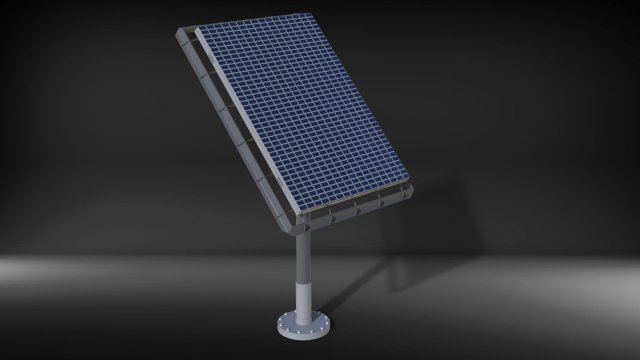 sci-fi solar battery 3D-Modell .c4d .max .obj .3ds .fbx .stl .blend 