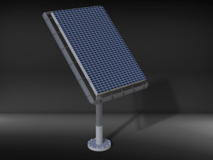 sci-fi solar battery 3D मॉडल