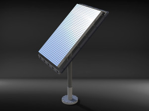 sci-fi solar battery 3D-Modell