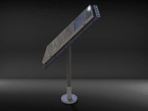 sci-fi solar battery 3D-Modell