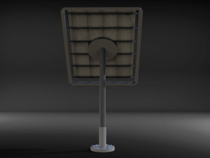 sci-fi solar battery 3D-Modell