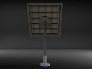 sci-fi solar battery 3D Model