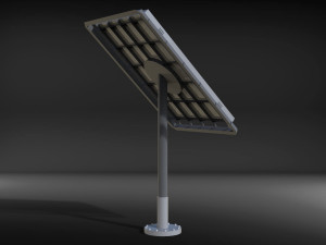sci-fi solar battery 3D-Modell