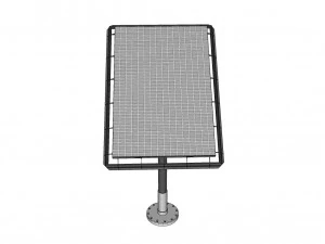 sci-fi solar battery 3D Model