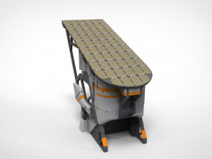 Sci-fi solar collector 3D मॉडल