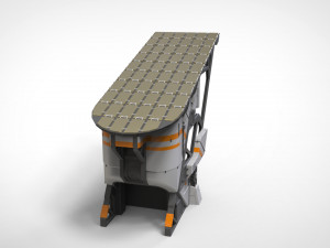 Sci-fi solar collector 3D मॉडल