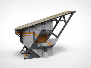 Sci-fi solar collector 3D Model