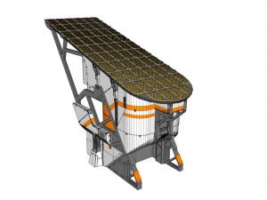 Sci-fi solar collector 3D मॉडल