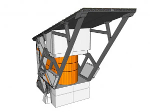 Sci-fi solar collector 3D Model