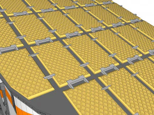 Sci-fi solar collector 3D Model