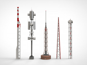 Sci fi mast 1 3D Model