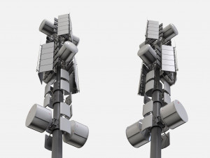 Sci fi mast 1 3D Модель