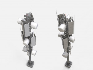 Sci fi mast 1 3D Модель