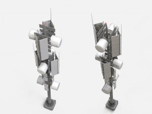 Sci fi mast 1 3D Model