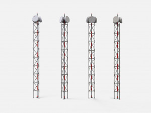 Sci fi mast 1 3D Модель