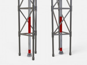 Sci fi mast 1 3D Модель