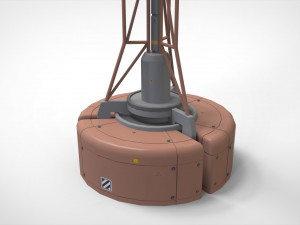 Sci fi mast 1 3D Модель