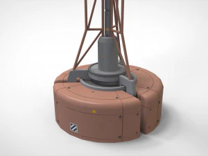 Sci fi mast 1 3D Model