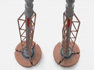 Sci fi mast 1 3D Model