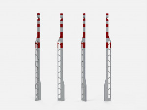 Sci fi mast 1 3D Модель