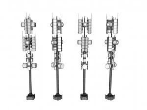 Sci fi mast 1 3D Model