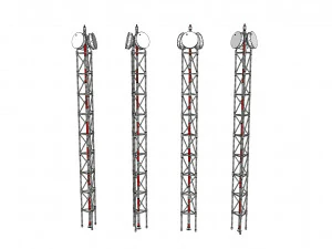 Sci fi mast 1 3D Model