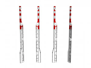 Sci fi mast 1 3D Model