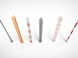 Sci fi Mast 3 3D Model
