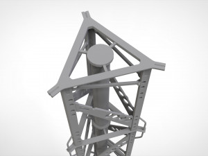 Sci fi Mast 3 3D Модель