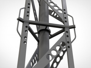 Sci fi Mast 3 3D Модель