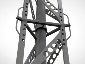 Sci fi Mast 3 3D Model