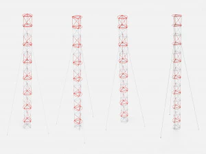 Sci fi Mast 3 3D Model