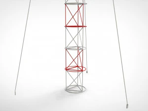 Sci fi Mast 3 3D Model